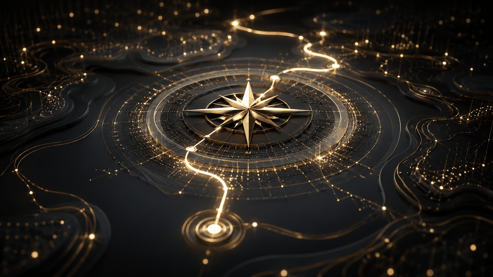 Золотой компас и световой маршрут